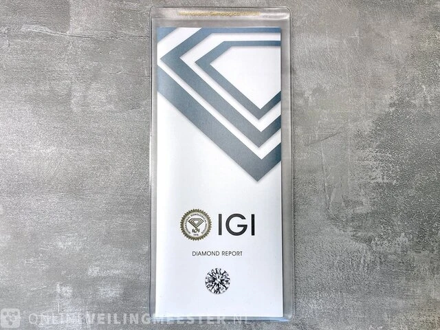 Diamant - circa 3.00 karaat peer vorm geslepen diamant ( igi gecertificeerd ), lab grown - afbeelding 3 van  6