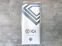 Diamant - circa 3.00 karaat peer vorm geslepen diamant ( igi gecertificeerd ), lab grown - afbeelding 3 van  6