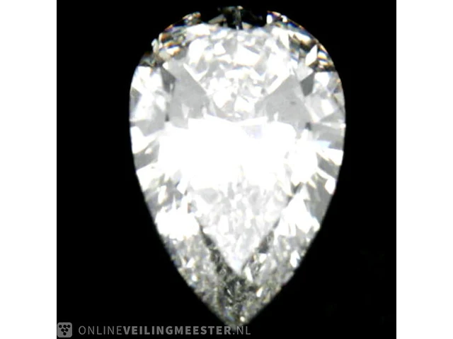 Diamant - circa 3.00 karaat peer vorm geslepen diamant ( igi gecertificeerd ), lab grown - afbeelding 5 van  6
