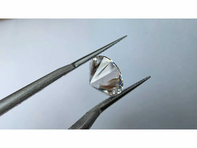 Diamant - circa 3,40 carat - briljant geslepen diamant (gecertificeerd) - afbeelding 10 van  11