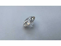 Diamant - circa 3,40 carat - briljant geslepen diamant (gecertificeerd) - afbeelding 3 van  11