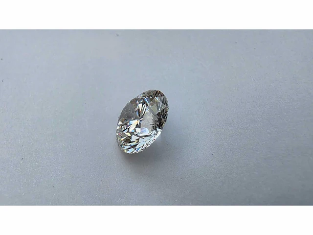 Diamant - circa 3,40 carat - briljant geslepen diamant (gecertificeerd) - afbeelding 4 van  11