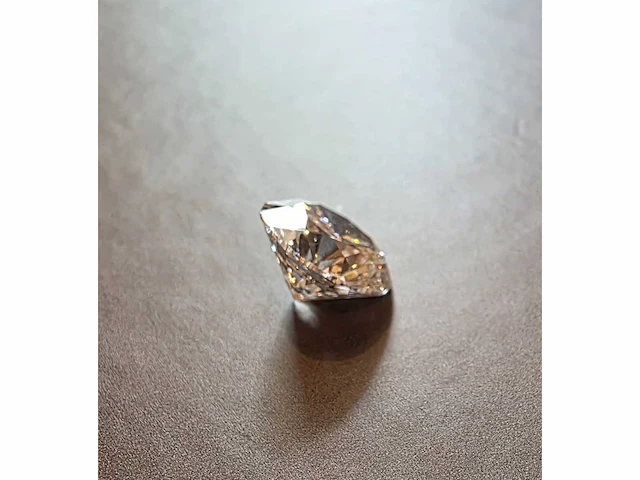 Diamant - circa 4,00 carat - briljant geslepen diamant (gecertificeerd) - afbeelding 2 van  12