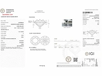 Diamant - circa 4,00 carat - briljant geslepen diamant (gecertificeerd) - afbeelding 4 van  12