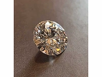 Diamant - circa 4,00 carat - briljant geslepen diamant (gecertificeerd) - afbeelding 1 van  12