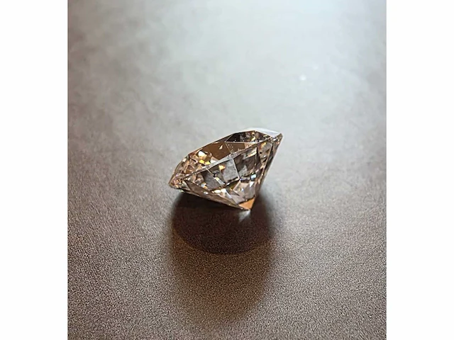 Diamant - circa 4,00 carat - briljant geslepen diamant (gecertificeerd) - afbeelding 5 van  12