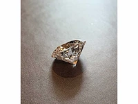 Diamant - circa 4,00 carat - briljant geslepen diamant (gecertificeerd) - afbeelding 5 van  12
