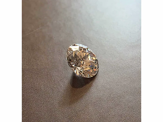 Diamant - circa 4,00 carat - briljant geslepen diamant (gecertificeerd) - afbeelding 8 van  12