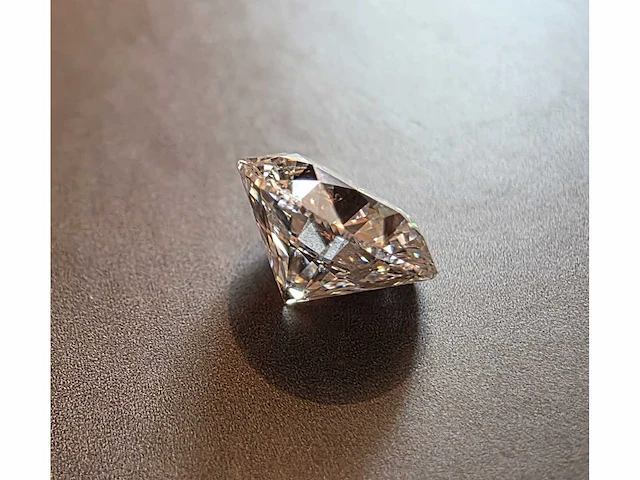 Diamant - circa 4,00 carat - briljant geslepen diamant (gecertificeerd) - afbeelding 10 van  12
