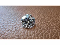 Diamant - circa 4,00 carat - briljant geslepen diamant (gecertificeerd) - afbeelding 1 van  10