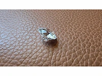 Diamant - circa 4,00 carat - briljant geslepen diamant (gecertificeerd) - afbeelding 4 van  10