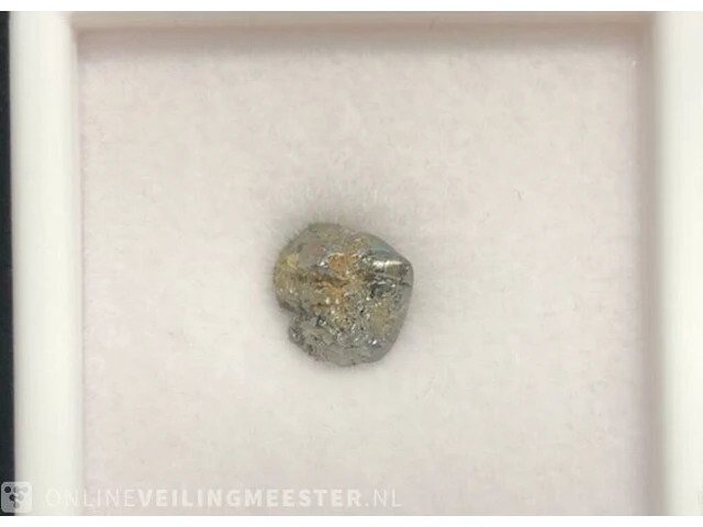 Diamant- 4.32 carat , wit- glanzend grijs - afbeelding 1 van  8