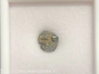 Diamant- 4.32 carat , wit- glanzend grijs - afbeelding 1 van  8