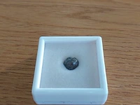 Diamant- 4.32 carat , wit- glanzend grijs - afbeelding 3 van  8