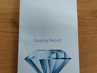 Diamant- 4.32 carat , wit- glanzend grijs - afbeelding 4 van  8