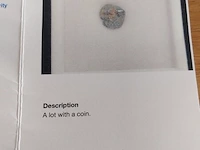 Diamant- 4.32 carat , wit- glanzend grijs - afbeelding 7 van  8