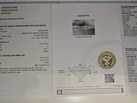 Diamant – 0.57 karaat briljant geslepen diamant (igi gecertificeerd) - afbeelding 5 van  6