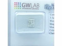 Diamant 1,01 crt. naturel kleur f - afbeelding 5 van  5