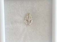Diamant – 1.02 karaat echte diamant (gia gecertificeerd), champagne getint (faint brown) - afbeelding 2 van  3