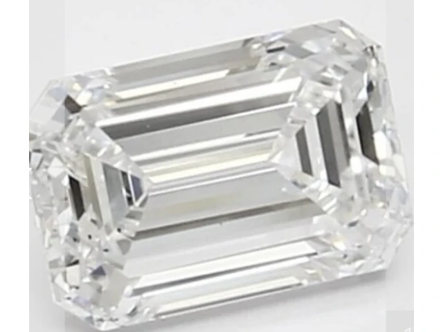 Diamant emerald cut: 1.00 carat , igi gecertificeerd - afbeelding 1 van  2