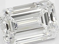 Diamant emerald cut: 1.00 carat , igi gecertificeerd - afbeelding 1 van  2