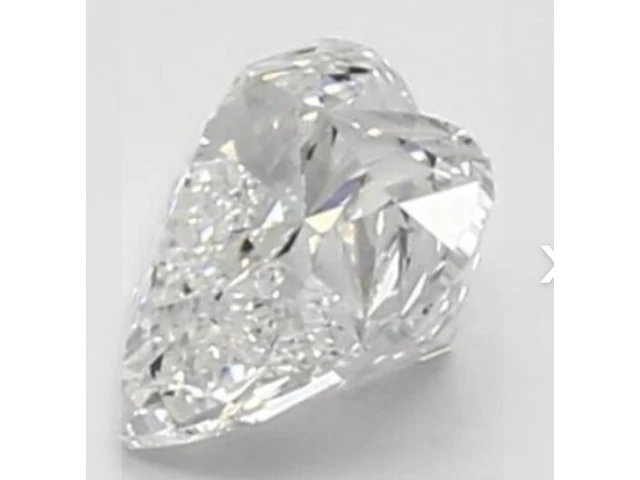 Diamant hart 0.75 carat, igi gecertificeerd - afbeelding 1 van  2