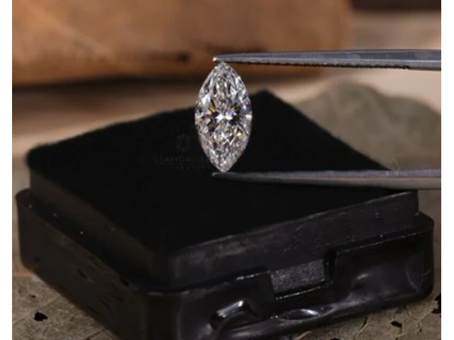 Diamant marcquise brilliant - 1.06ct ( igi gecertificeerd ) - afbeelding 1 van  4
