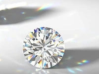 Diamant round brilliant - 2.01ct ( igi gecertificeerd ) - afbeelding 1 van  4