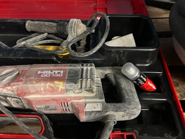 Diamantboor met bouwstofzuiger hilti, dd 130 - afbeelding 6 van  9