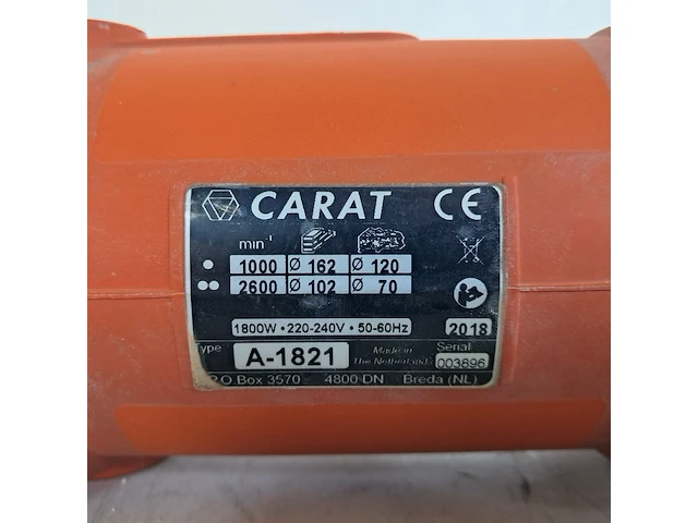 Diamantboormachine - 75mm - 230v, carat, a1821n, 2018 - afbeelding 5 van  6