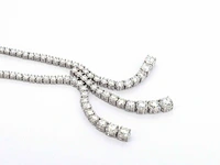 Diamanten collier met 7.50 carat aan zeer hoge kwaliteit briljanten - afbeelding 9 van  12
