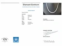 Diamanten collier met 800 briljant geslepen diamanten 12.00 carat - afbeelding 5 van  5