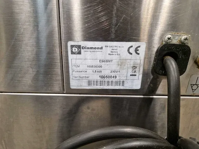 Diamond - eft33/t-n - bakplaat met au bain-marie - afbeelding 4 van  5
