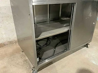 Diamond - mc-03 bret/mrx - mobiele rvs crepe tafel - afbeelding 5 van  7