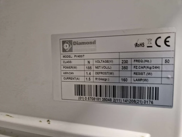 Diamond - pv400/t - koelkast (2x) - afbeelding 5 van  5
