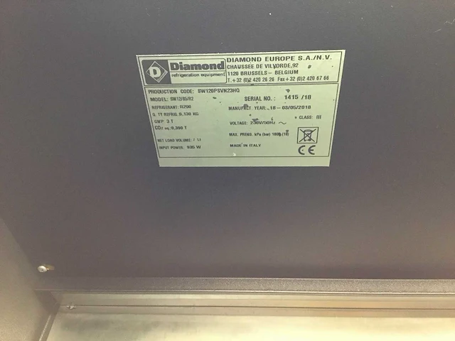 Diamond - sw12/b5/r2 - refrigerators - afbeelding 5 van  6