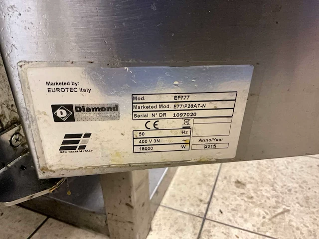 Diamond ef777 dubbele friteuse - afbeelding 2 van  10