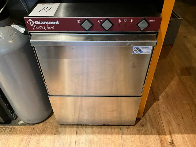 Diamond fast wash glazen spoelmachine - afbeelding 2 van  5