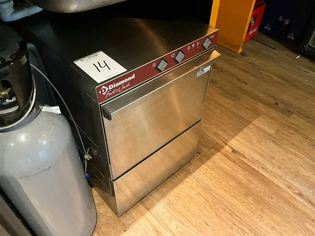Diamond fast wash glazen spoelmachine - afbeelding 3 van  5