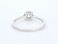 Diamond point - witgouden ring met diamanten - hearts and arrows - afbeelding 7 van  11