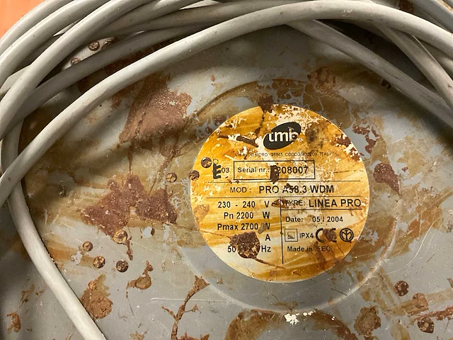 Dibo pro a58.3 wdm industriële stof- waterzuiger - afbeelding 3 van  4