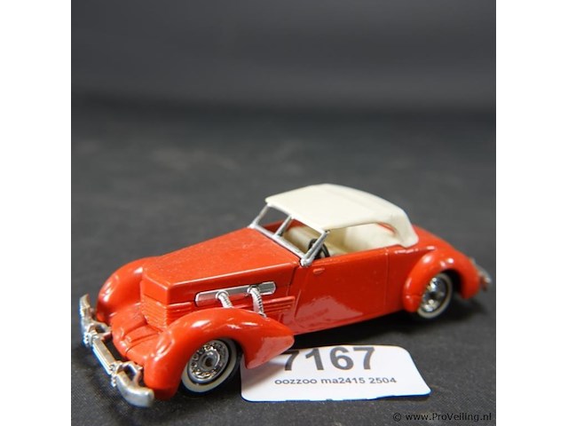Die-cast schaalmodel matchbox/lesney 1937 cord model 812 - afbeelding 1 van  3