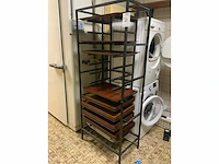 Dienbladenrek met dienbladen (3x) - afbeelding 2 van  4
