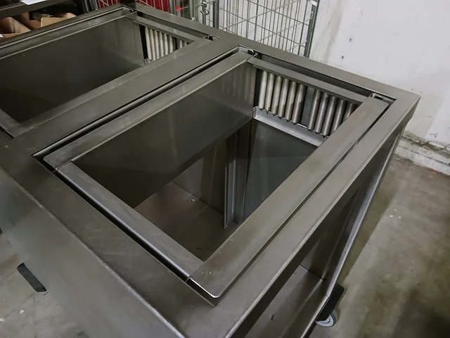 Dienbladenwagen constante verdeelhoogte, dubbele uitvoering mobile containing, ort ms speciaal , bouwjaar 2002 - afbeelding 3 van  8
