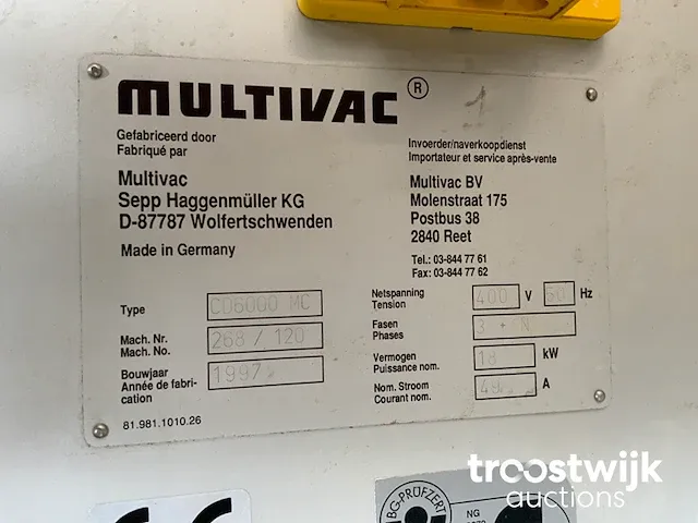 Dieptrekverpakkingsmachine - afbeelding 12 van  17