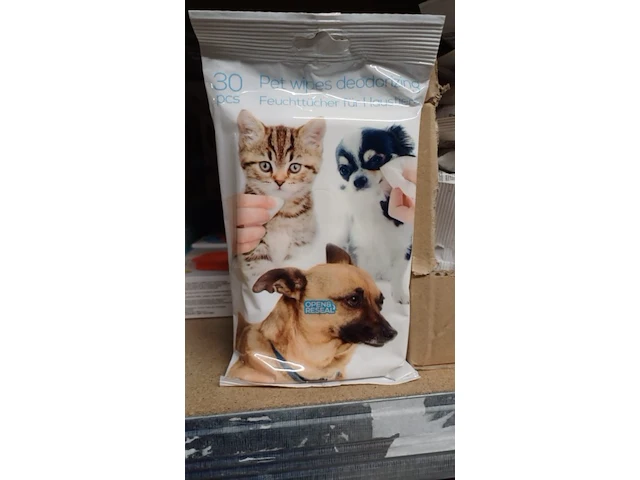 Dieren verzorgingsdoekjes 6 stuks - afbeelding 2 van  3