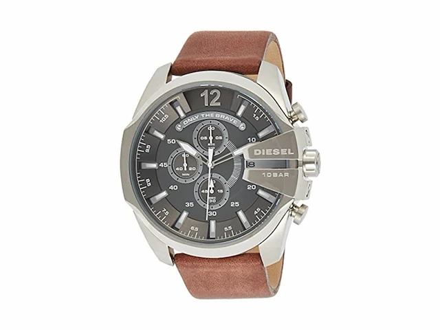 Diesel chief dz4290 horloge 51 mm leer bruin - afbeelding 1 van  2