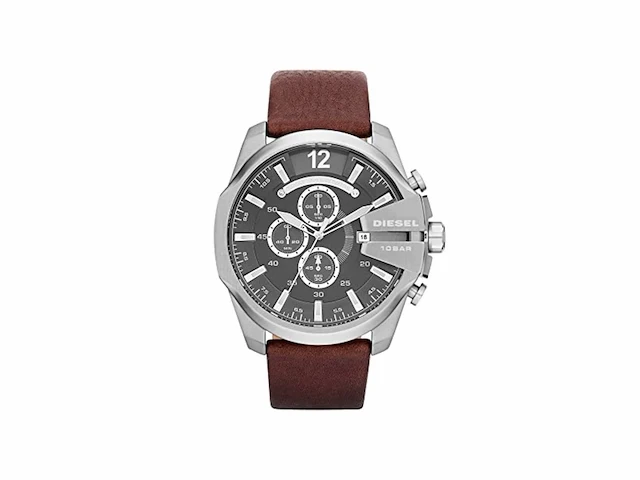 Diesel chief dz4290 horloge 51 mm leer bruin - afbeelding 2 van  2