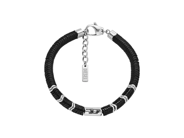 Diesel dx1574931 heren armband 18.3cm zilverkleurig - afbeelding 1 van  2