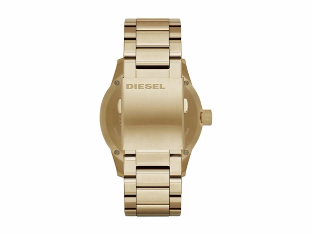 Diesel dz1761 mens rasp goudkleurige roestvrijstalen horloge - afbeelding 2 van  3